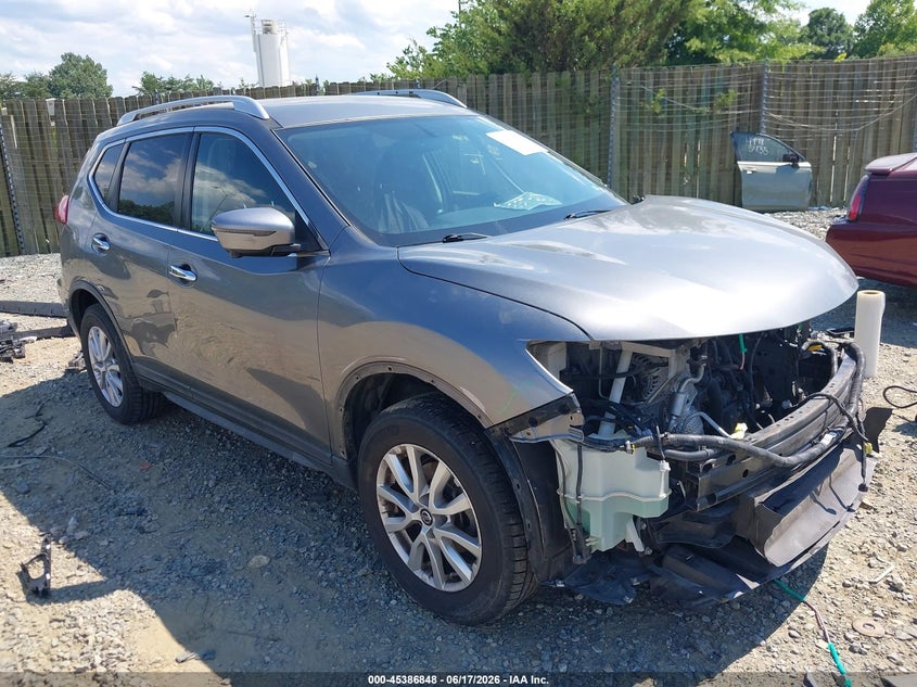 2018 Nissan Rogue VIN KNMAT2MV6JP536845 IAAI salvage auction — LEFT FRONT, Clear (Virginia), sold $1,500 on 2026-07-20 (photo 1)