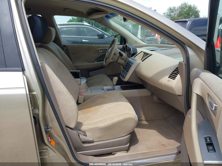 2007 Nissan Murano VIN JN8AZ08T27W531849 IAAI salvage auction — LEFT SIDE, Salvage (Alabama), sold $550 on 2026-07-06 (photo 5)