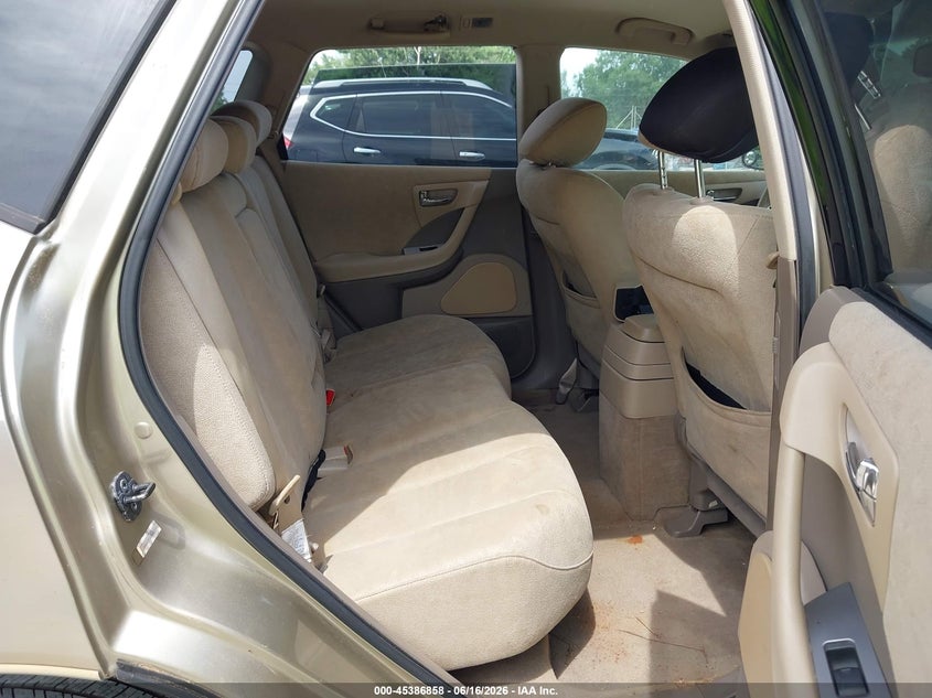 2007 Nissan Murano VIN JN8AZ08T27W531849 IAAI salvage auction — LEFT SIDE, Salvage (Alabama), sold $550 on 2026-07-06 (photo 8)