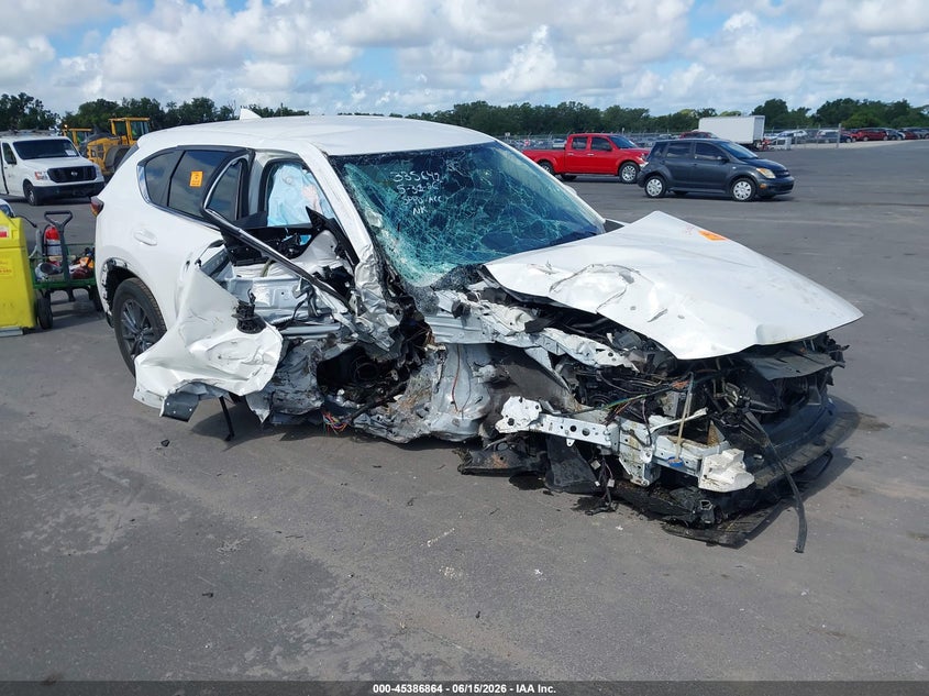 2021 Mazda Cx-5 VIN JM3KFABM2M0329342 IAAI salvage auction — RIGHT SIDE, Certificate Of Destruction (Florida), sold $1,200 on 2026-07-13 (photo 1)