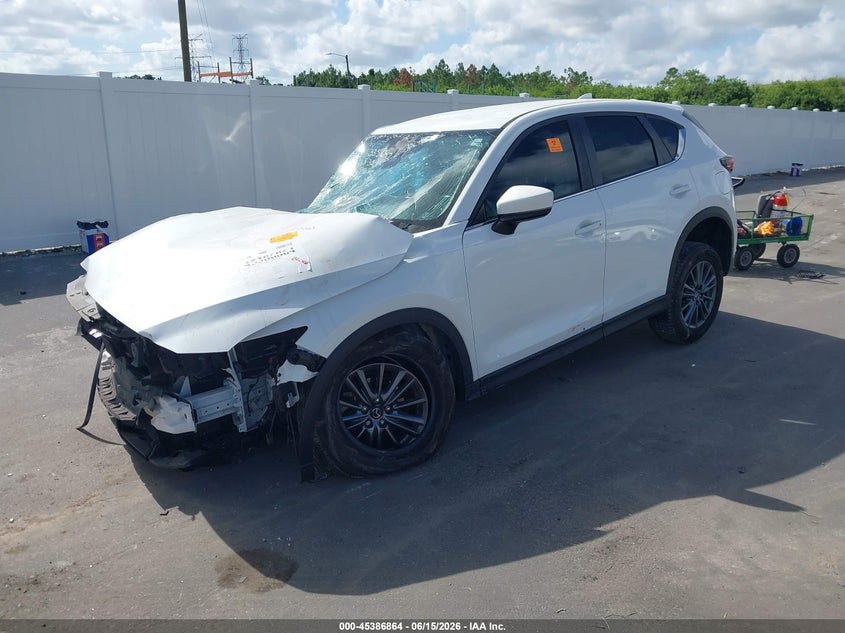 2021 Mazda Cx-5 VIN JM3KFABM2M0329342 IAAI salvage auction — RIGHT SIDE, Certificate Of Destruction (Florida), sold $1,200 on 2026-07-13 (photo 2)