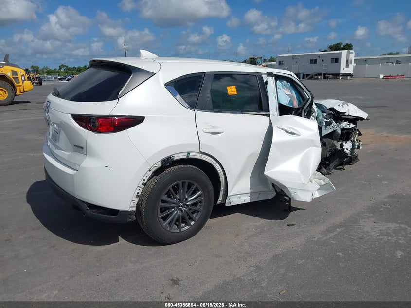 2021 Mazda Cx-5 VIN JM3KFABM2M0329342 IAAI salvage auction — RIGHT SIDE, Certificate Of Destruction (Florida), sold $1,200 on 2026-07-13 (photo 4)