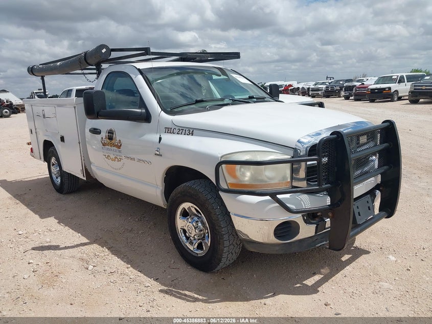 2006 Dodge Ram 2500 VIN 3D7KR26C16G215134 IAAI salvage auction — SIDE, Original (Texas), sold $2,100 on 2026-07-09 (photo 1)