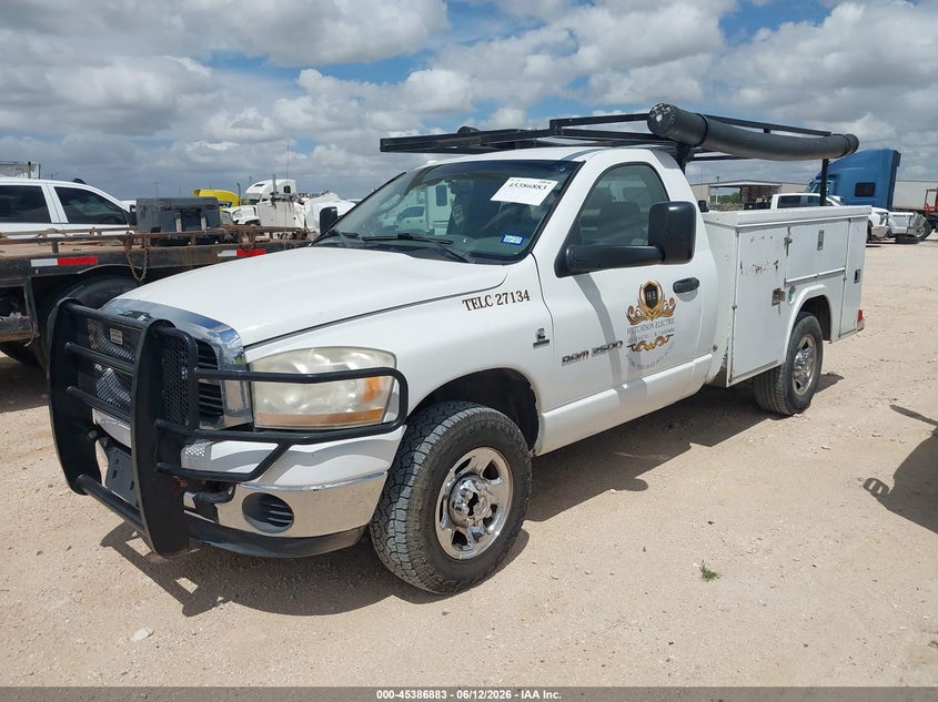2006 Dodge Ram 2500 VIN 3D7KR26C16G215134 IAAI salvage auction — SIDE, Original (Texas), sold $2,100 on 2026-07-09 (photo 2)