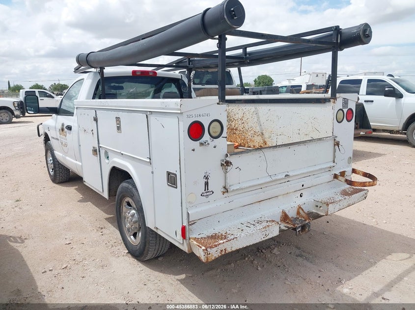 2006 Dodge Ram 2500 VIN 3D7KR26C16G215134 IAAI salvage auction — SIDE, Original (Texas), sold $2,100 on 2026-07-09 (photo 3)