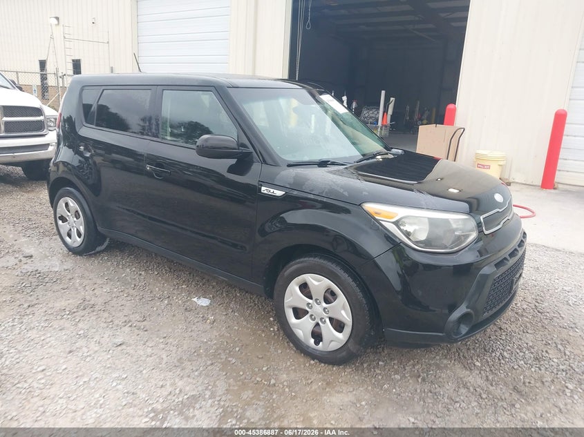 2015 Kia Soul VIN KNDJN2A24F7756920 IAAI salvage auction — RIGHT SIDE, Clear (Tennessee), sold $800 on 2026-07-06 (photo 1)