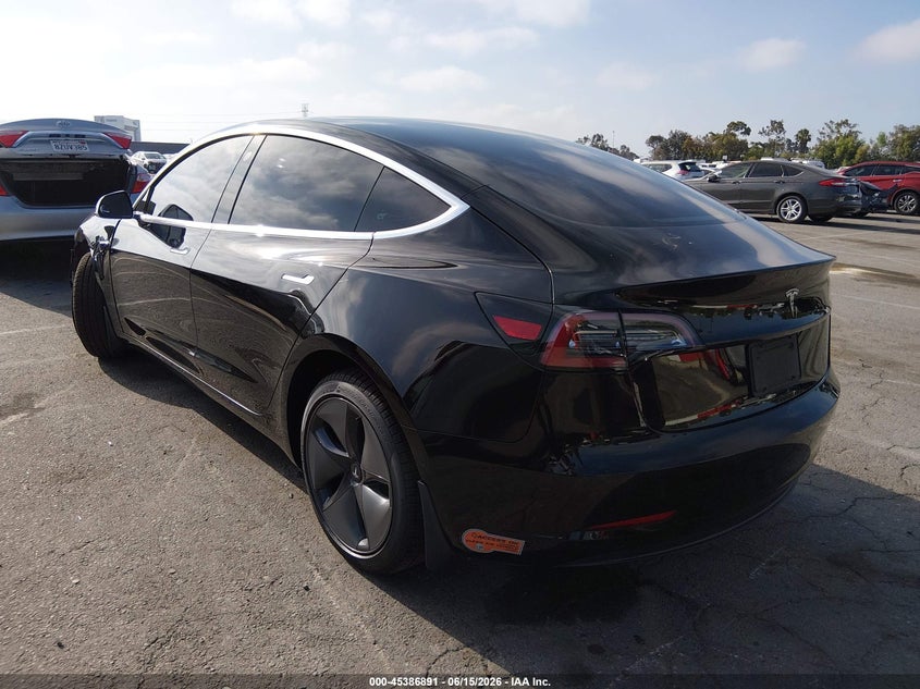 2019 Tesla Model 3 VIN 5YJ3E1EA7KF434796 IAAI salvage auction — LEFT FRONT, Salvage Title, sold $6,100 on 2026-08-03 (photo 3)