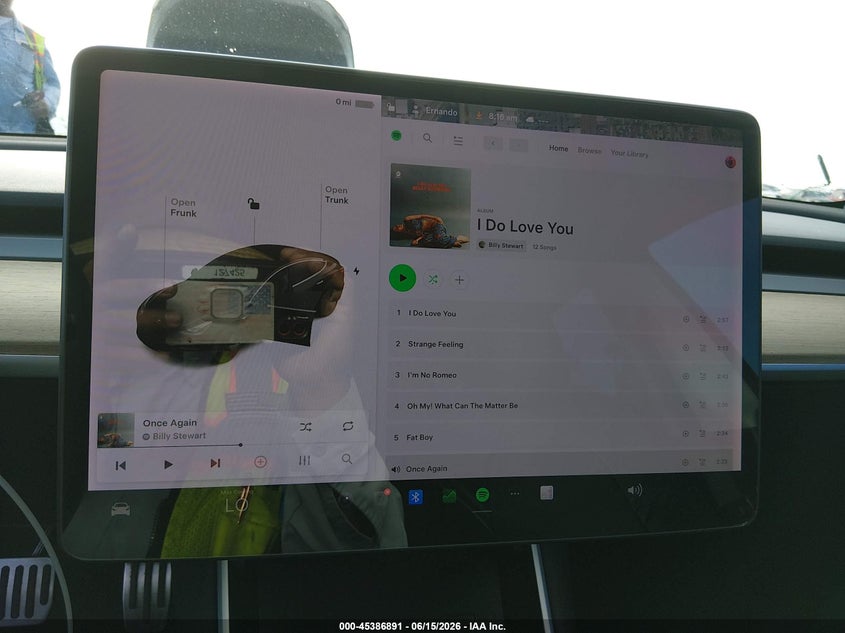 2019 Tesla Model 3 VIN 5YJ3E1EA7KF434796 IAAI salvage auction — LEFT FRONT, Salvage Title, sold $6,100 on 2026-08-03 (photo 7)
