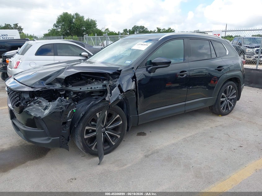 2025 Mazda Cx-50 VIN 7MMVABEM0SN322489 IAAI salvage auction — LEFT FRONT, Original (Texas), sold $11,700 on 2026-08-27 (photo 2)
