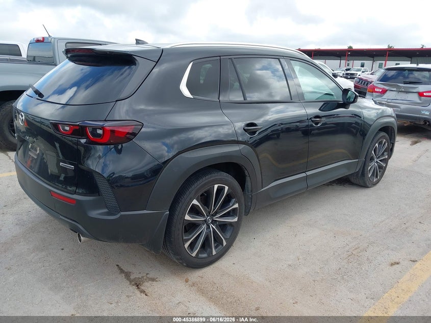 2025 Mazda Cx-50 VIN 7MMVABEM0SN322489 IAAI salvage auction — LEFT FRONT, Original (Texas), sold $11,700 on 2026-08-27 (photo 4)