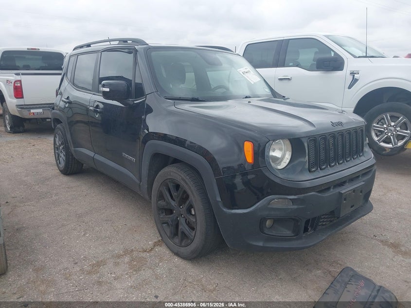 2017 Jeep Renegade VIN ZACCJABB2HPE66226 IAAI salvage auction — NORMAL WEAR, Original (Texas), sold $1,325 on 2026-07-14 (photo 1)