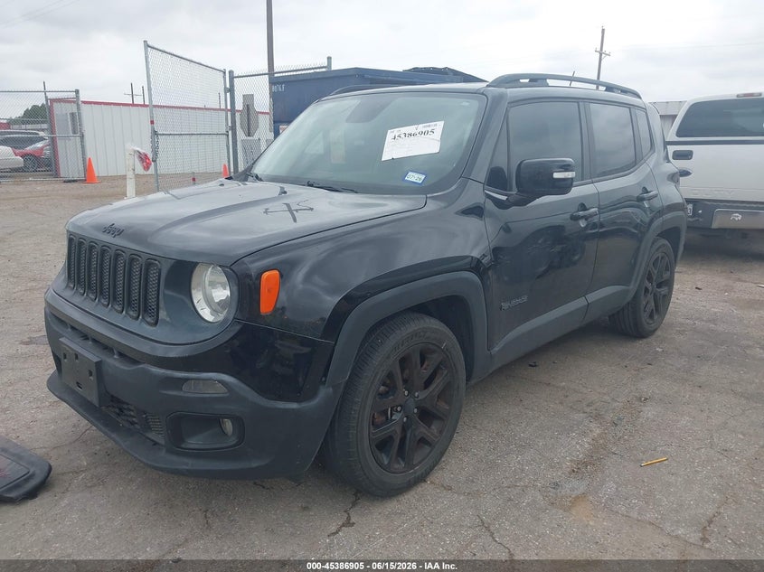 2017 Jeep Renegade VIN ZACCJABB2HPE66226 IAAI salvage auction — NORMAL WEAR, Original (Texas), sold $1,325 on 2026-07-14 (photo 2)