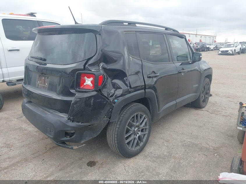 2017 Jeep Renegade VIN ZACCJABB2HPE66226 IAAI salvage auction — NORMAL WEAR, Original (Texas), sold $1,325 on 2026-07-14 (photo 4)