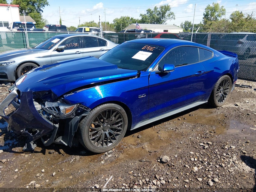 2015 Ford Mustang VIN 1FA6P8CF7F5424331 IAAI salvage auction — FRONT END, Salvage (Ohio), sold $7,200 on 2026-07-31 (photo 2)