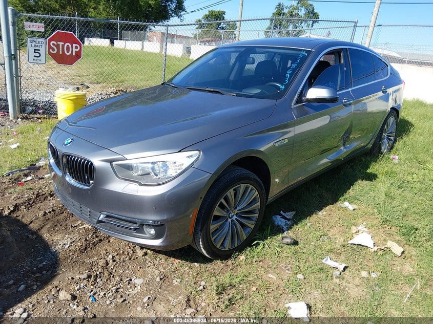 2016 BMW 5er VIN WBA5M2C53GG499016 IAAI salvage auction — LEFT SIDE, Salvage (Tennessee), sold $2,150 on 2026-07-09 (photo 2)