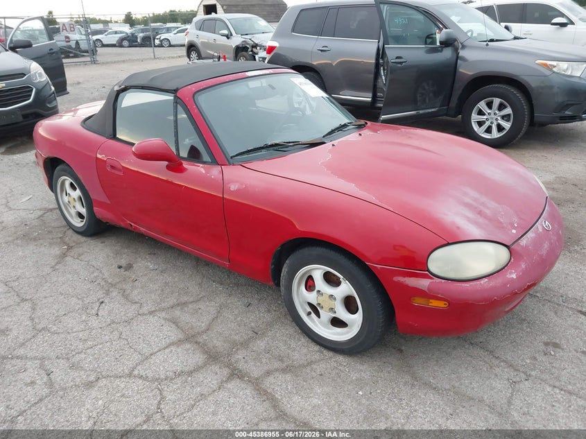 1999 Mazda Mx-5 miata VIN JM1NB3537X0129691 IAAI salvage auction — NORMAL WEAR, Clear (Illinois), sold $600 on 2026-07-29 (photo 1)