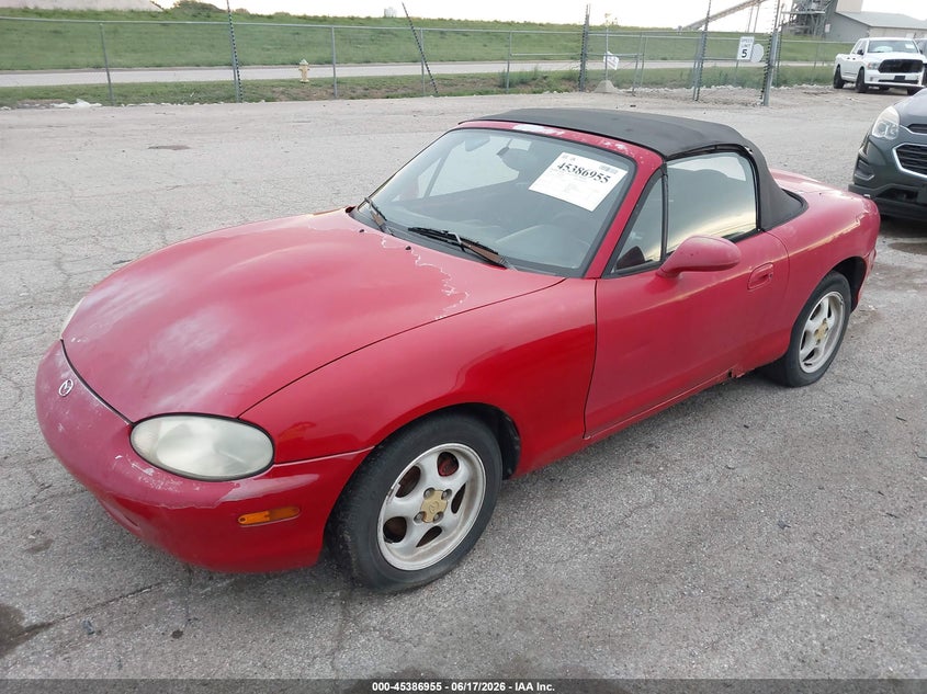 1999 Mazda Mx-5 miata VIN JM1NB3537X0129691 IAAI salvage auction — NORMAL WEAR, Clear (Illinois), sold $600 on 2026-07-29 (photo 2)