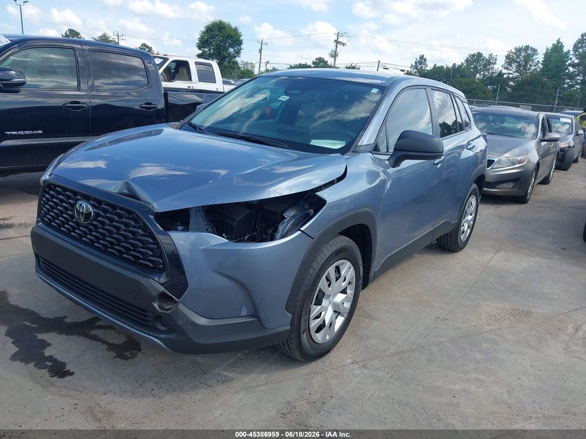 2024 Toyota Corolla cross VIN 7MUAAAAG2RV076421 IAAI salvage auction — FRONT END, Salvage (North Carolina), sold $9,750 on 2026-07-13 (photo 2)