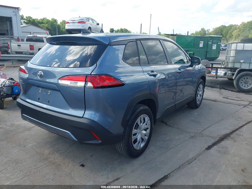 2024 Toyota Corolla cross VIN 7MUAAAAG2RV076421 IAAI salvage auction — FRONT END, Salvage (North Carolina), sold $9,750 on 2026-07-13 (photo 4)