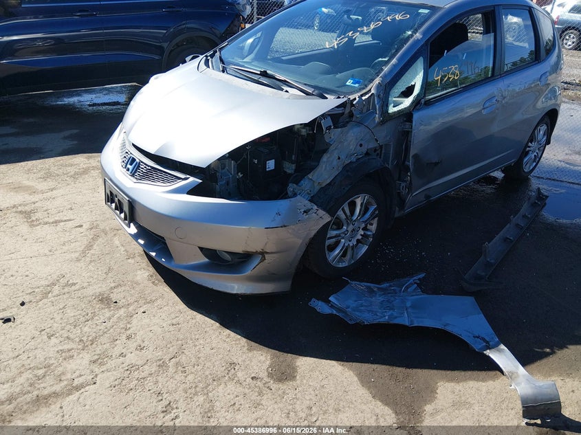 2010 Honda Fit VIN JHMGE8H69AC023833 IAAI salvage auction — LEFT SIDE, Clear (Virginia), sold $1,125 on 2026-07-17 (photo 6)