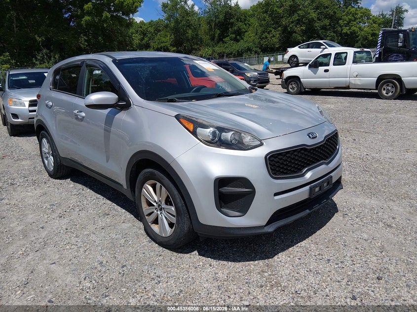 2018 Kia Sportage VIN KNDPM3AC5J7480476 IAAI salvage auction — ROOF, Salvage (Ohio), sold $2,150 on 2026-07-28 (photo 1)