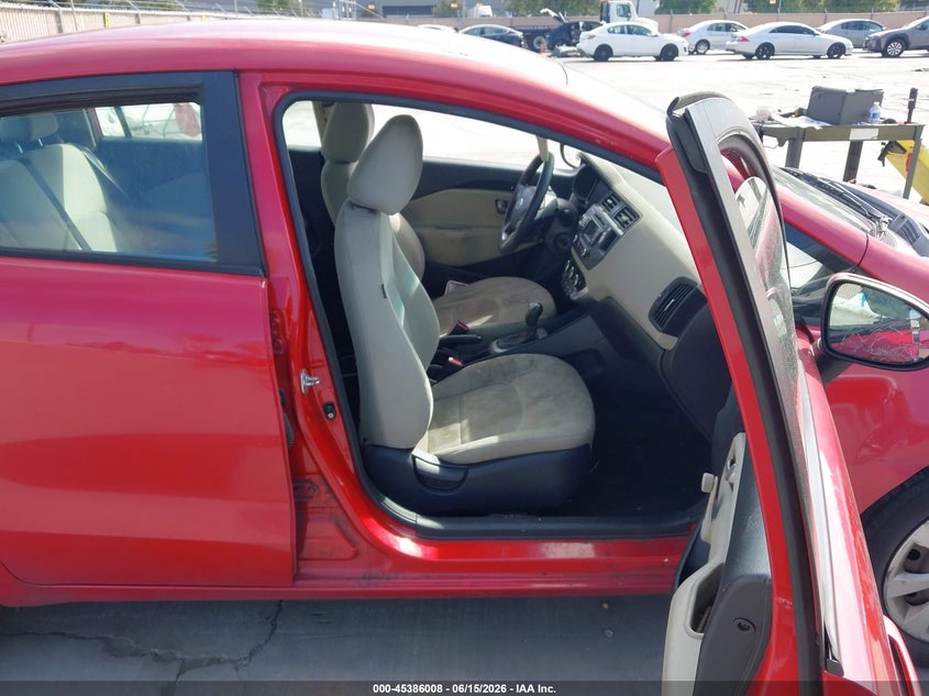 2012 Kia Rio VIN KNADM4A38C6033221 IAAI salvage auction — NORMAL WEAR, Salvage Title - Dealer (California), sold $475 on 2026-07-27 (photo 5)