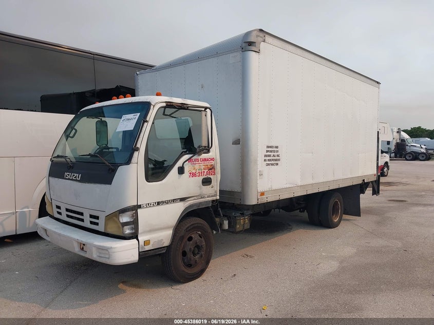 2007 Isuzu W4s042 npr hd dsl reg VIN JALC4B16177003098 IAAI salvage auction — LEFT & RIGHT, Rebuildable (Florida), sold $1,100 on 2026-07-08 (photo 2)