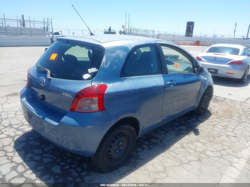 2008 Toyota Yaris VIN JTDJT923185205459 IAAI salvage auction — FRONT & REAR, Clear - Dealer Only (California), sold $575 on 2026-07-15 (photo 4)