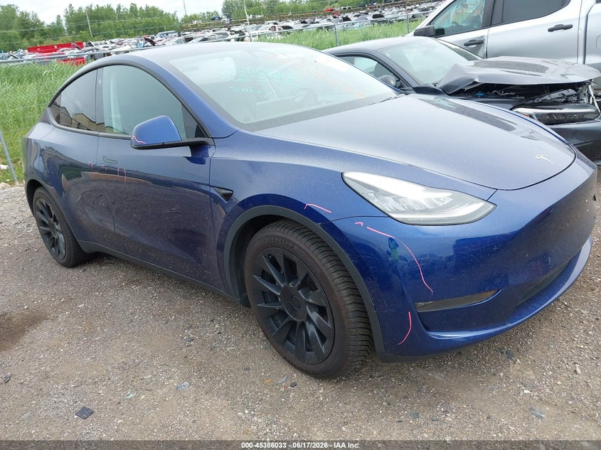 2021 Tesla Model y VIN 5YJYGDEE9MF070467 IAAI salvage auction — FRONT END, Salvage (Michigan), sold $6,100 on 2026-07-18 (photo 1)