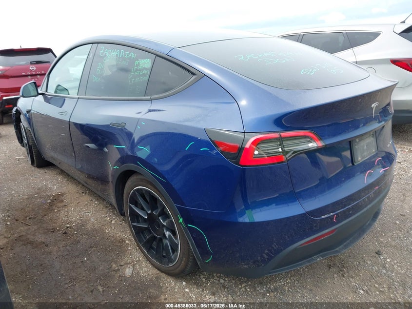 2021 Tesla Model y VIN 5YJYGDEE9MF070467 IAAI salvage auction — FRONT END, Salvage (Michigan), sold $6,100 on 2026-07-18 (photo 3)
