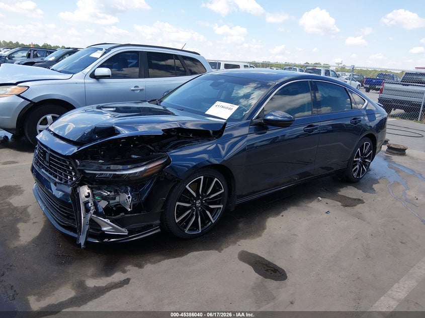 2025 Honda Accord VIN 1HGCY2F88SA019134 IAAI salvage auction — LEFT FRONT, Salvage (North Carolina), sold $9,100 on 2026-07-29 (photo 2)