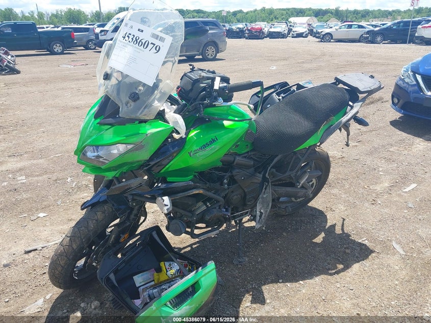 2015 Kawasaki VIN JKALEEF11FDA04794 IAAI salvage auction — SIDE, Clear (Michigan), sold $50 on 2026-07-21 (photo 2)