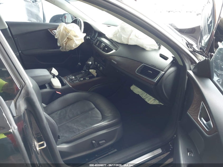 2014 Audi A7 VIN WAUWGAFC9EN124255 IAAI salvage auction — FRONT END, Rebuildable (Florida), sold $1,300 on 2026-07-14 (photo 5)