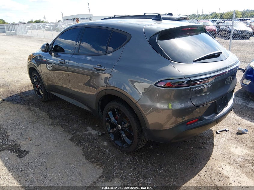 2024 Dodge Hornet VIN ZACNDFAN6R3A37110 IAAI salvage auction — HAIL, Salvage Title, sold $7,500 on 2026-08-20 (photo 3)