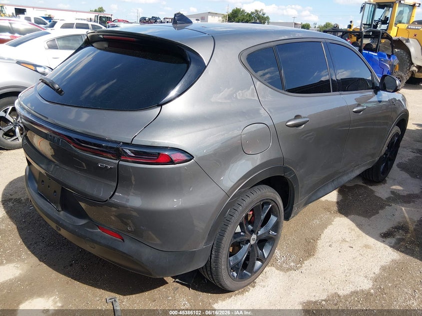 2024 Dodge Hornet VIN ZACNDFAN6R3A37110 IAAI salvage auction — HAIL, Salvage Title, sold $7,500 on 2026-08-20 (photo 4)