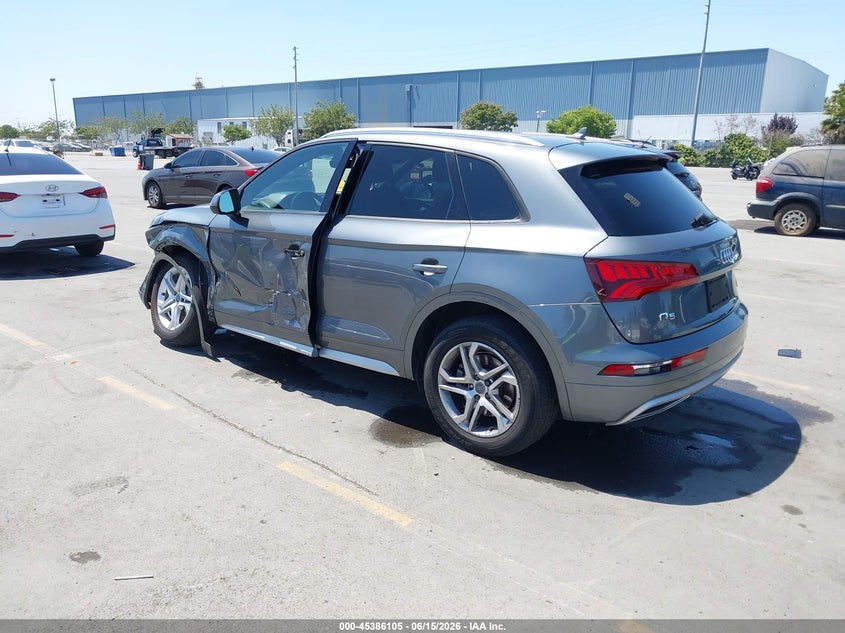 2018 Audi Q5 VIN WA1ANAFY1J2068347 IAAI salvage auction — LEFT FRONT, Salvage (California), sold $4,350 on 2026-07-13 (photo 3)