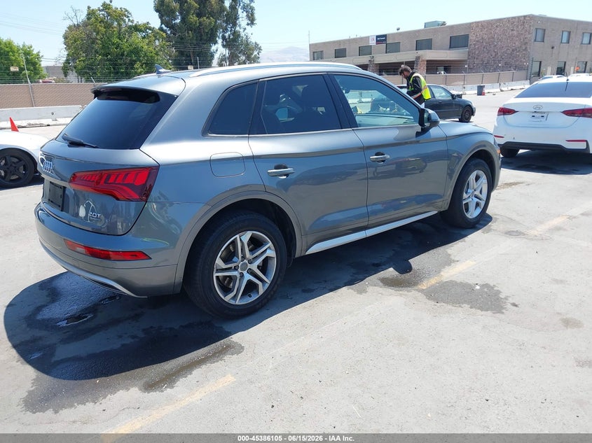 2018 Audi Q5 VIN WA1ANAFY1J2068347 IAAI salvage auction — LEFT FRONT, Salvage (California), sold $4,350 on 2026-07-13 (photo 4)