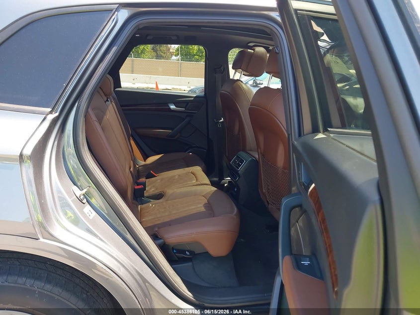 2018 Audi Q5 VIN WA1ANAFY1J2068347 IAAI salvage auction — LEFT FRONT, Salvage (California), sold $4,350 on 2026-07-13 (photo 8)