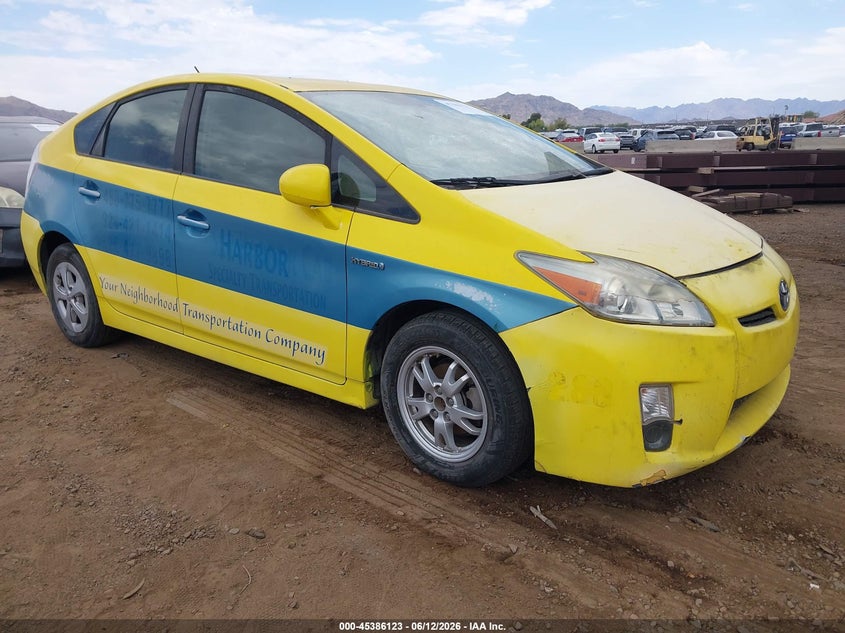 2010 Toyota Prius VIN JTDKN3DU5A0011358 IAAI salvage auction — NORMAL WEAR, Clear-Dealer Only (Arizona), sold $350 on 2026-07-28 (photo 1)