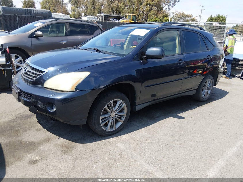 2006 Lexus Rx 400h VIN JTJGW31U760002253 IAAI salvage auction — FRONT END, Salvage (California), sold $1,200 on 2026-07-23 (photo 2)
