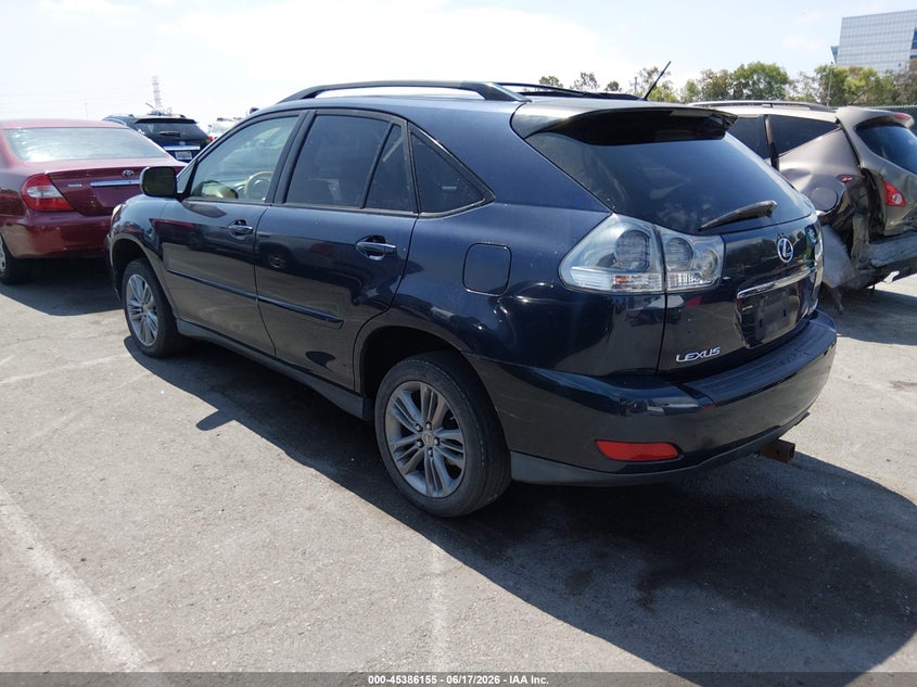 2006 Lexus Rx 400h VIN JTJGW31U760002253 IAAI salvage auction — FRONT END, Salvage (California), sold $1,200 on 2026-07-23 (photo 3)