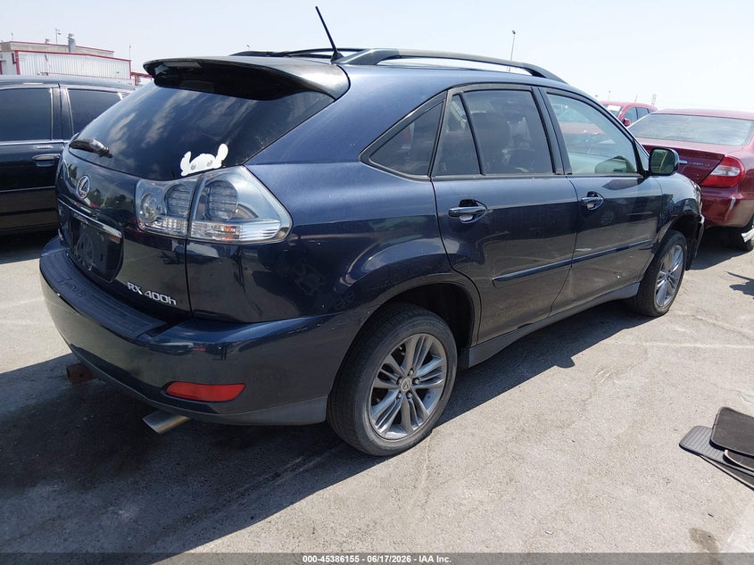 2006 Lexus Rx 400h VIN JTJGW31U760002253 IAAI salvage auction — FRONT END, Salvage (California), sold $1,200 on 2026-07-23 (photo 4)