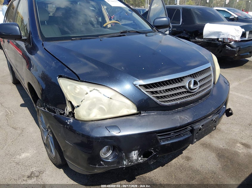 2006 Lexus Rx 400h VIN JTJGW31U760002253 IAAI salvage auction — FRONT END, Salvage (California), sold $1,200 on 2026-07-23 (photo 6)
