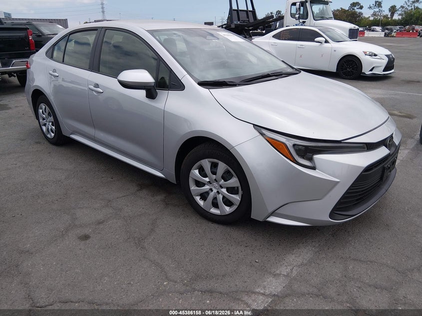 2026 Toyota Corolla VIN JTDBCMFEXT3115704 IAAI salvage auction — UNKNOWN, Salvage (California), sold $8,300 on 2026-07-29 (photo 1)