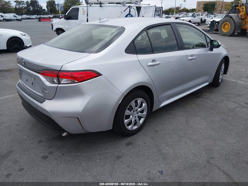 2026 Toyota Corolla VIN JTDBCMFEXT3115704 IAAI salvage auction — UNKNOWN, Salvage (California), sold $8,300 on 2026-07-29 (photo 4)