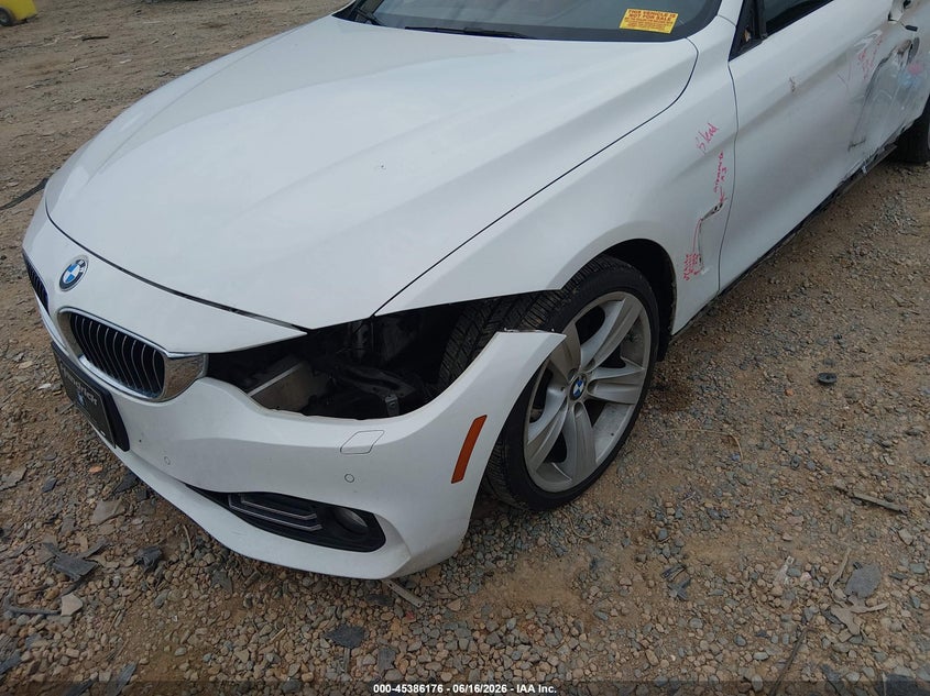 2017 BMW 4er VIN WBA4R7C51HK895910 IAAI salvage auction — SIDE, Salvage (North Carolina), sold $4,350 on 2026-08-10 (photo 6)