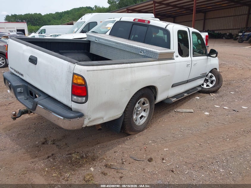 2003 Toyota Tundra VIN 5TBRN34123S410970 IAAI salvage auction — RIGHT FRONT, Salvage (Alabama), sold $1,850 on 2026-07-12 (photo 4)