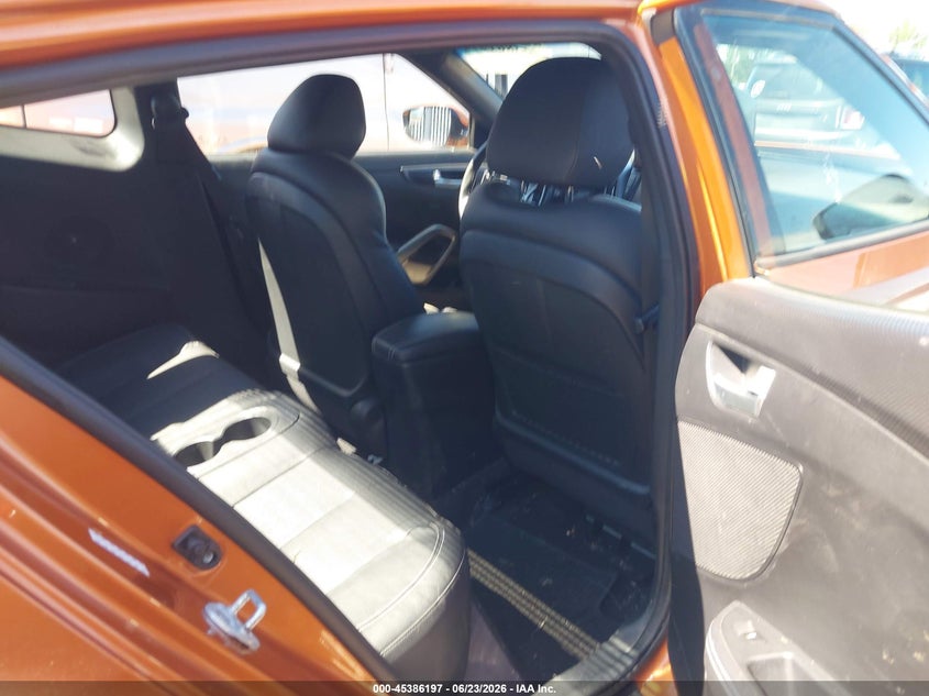 2016 Hyundai Veloster VIN KMHTC6AE3GU285938 IAAI salvage auction — FRONT END, Salvage Title, sold $375 on 2026-07-28 (photo 8)