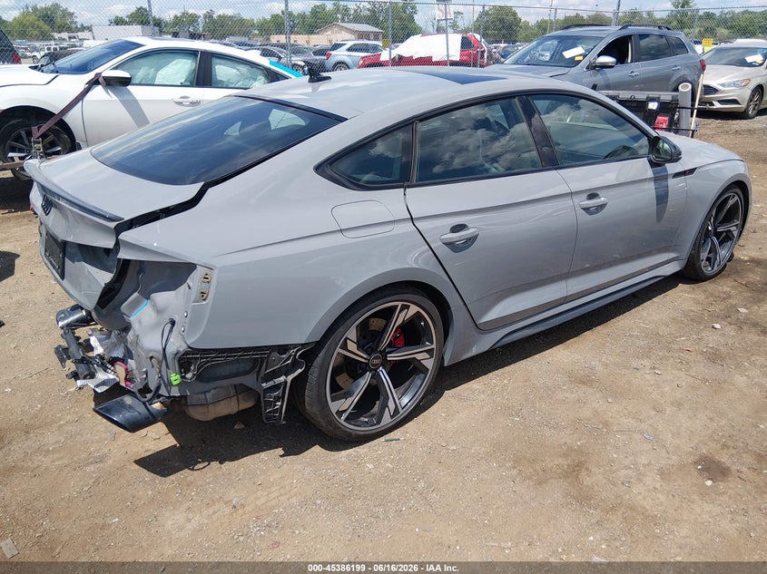 2022 Audi Rs5 VIN WUAAWCF53NA902931 IAAI salvage auction — REAR END, Salvage (Ohio), sold $28,850 on 2026-07-30 (photo 4)