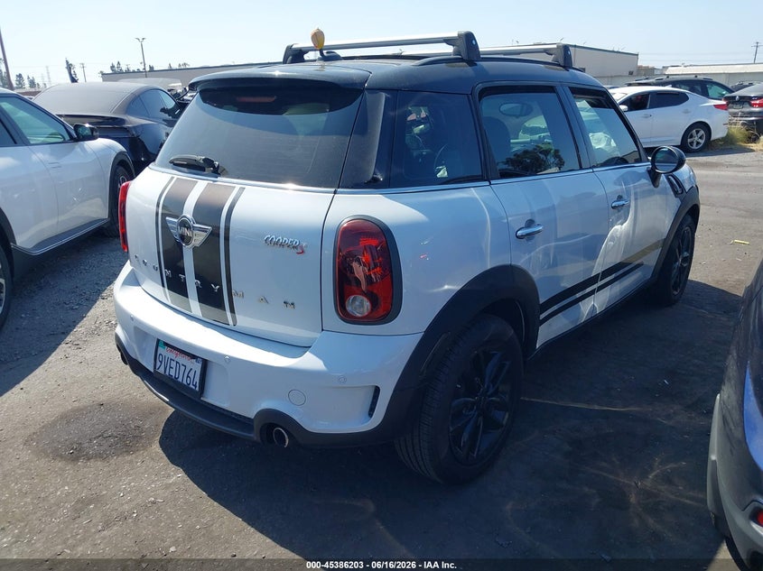 2016 Mini Countryman VIN WMWZC3C58GWT09162 IAAI salvage auction — FRONT END, Salvage Certificate (California), sold $1,175 on 2026-07-15 (photo 4)